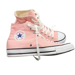 Converse Chuck Taylor All Star High Top Women 8.5 Pink Bride Canvas Sneakers